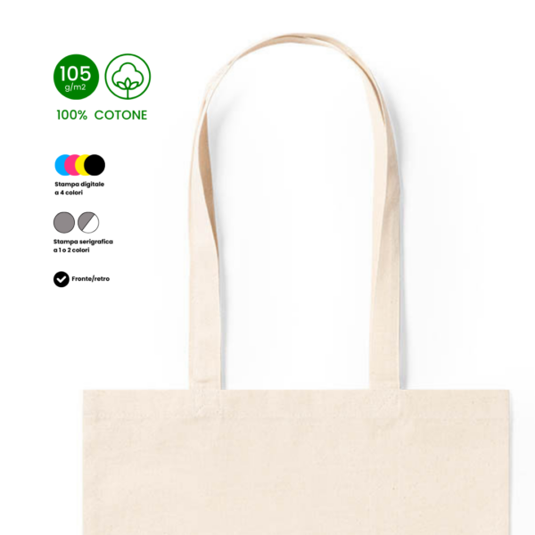 shopper di cotone personalizzata